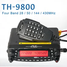 Geral tyt TH-9800 pro 50 w 809ch quad band dupla exibição repetidor scrambler vhf uhf transceptor carro caminhão ham rádio 32793577146