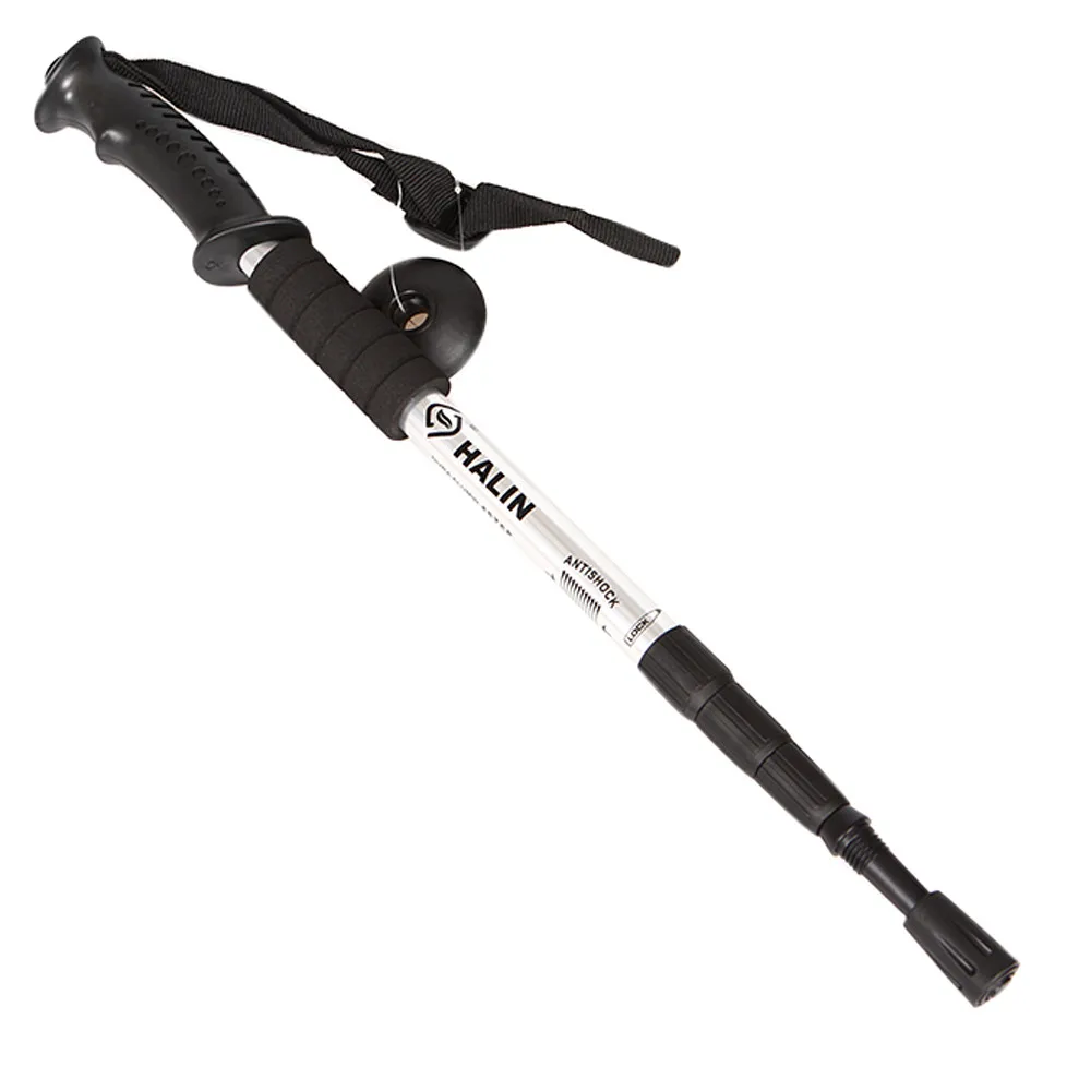 

100% Brand new and high quality Anti Shock Hiking Walking Trekking Trail Poles Stick Adjustable Canes 4-Sections 2.0#