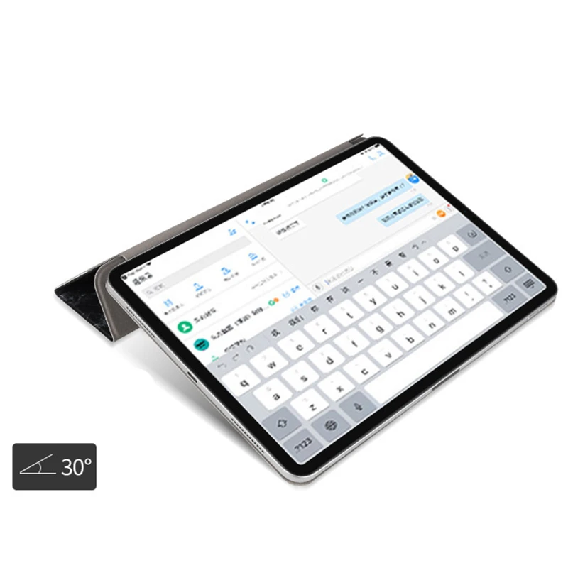 Чехол с мраморной текстурой для iPad Pro 11, ультра тонкий смарт-чехол с подставкой и откидной крышкой для iPad Pro 12,9, с функцией автоматического сна/пробуждения, чехол+ ручка