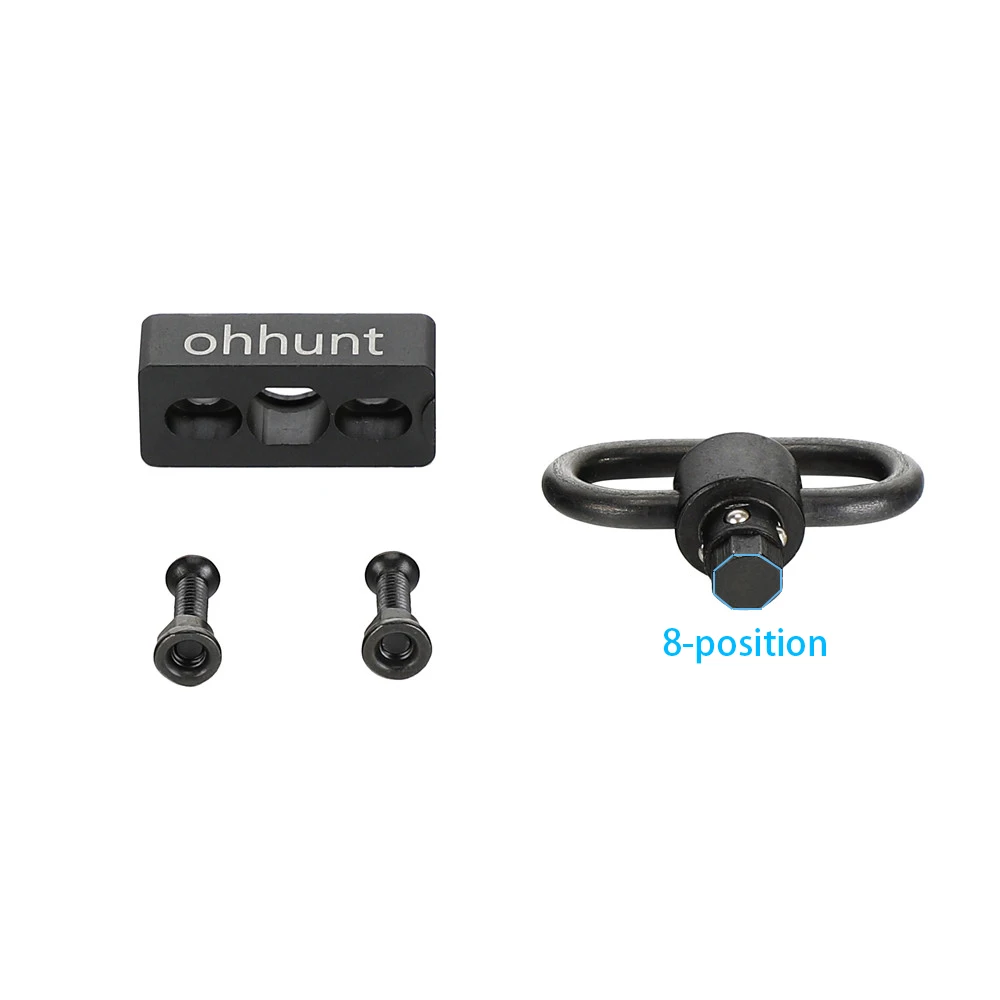 Ohhunt охотничий Слинг поворотный адаптер для крепления быстроразъемный кнопочный
