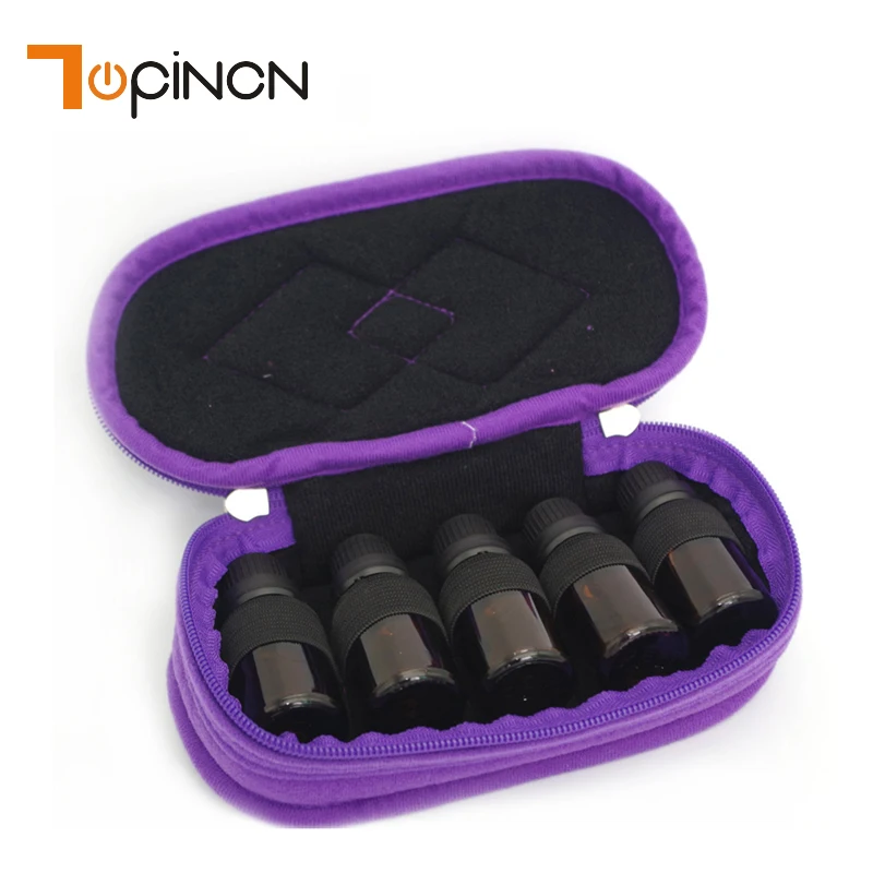 

Portable Travel Organizer 5/10/15ml Essential Oil Bottle Storage Bag Multiple Colors Hard Shell Carrying Case Essential Oil Bag