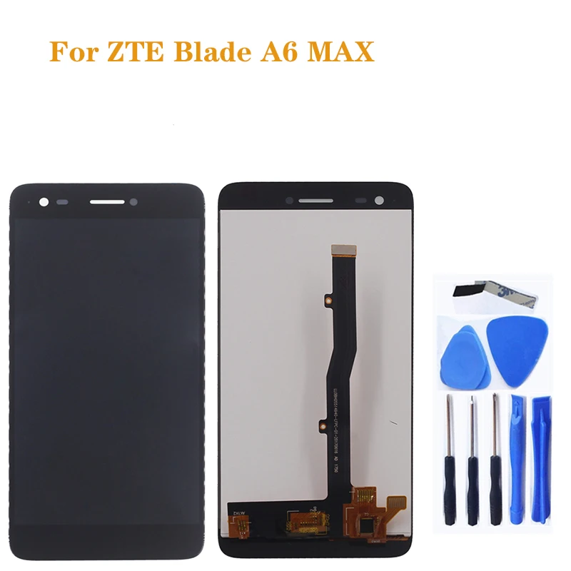 ЖК кодирующий преобразователь сенсорного экрана в сборе для ZTE BLADE A6 Max 100% новый
