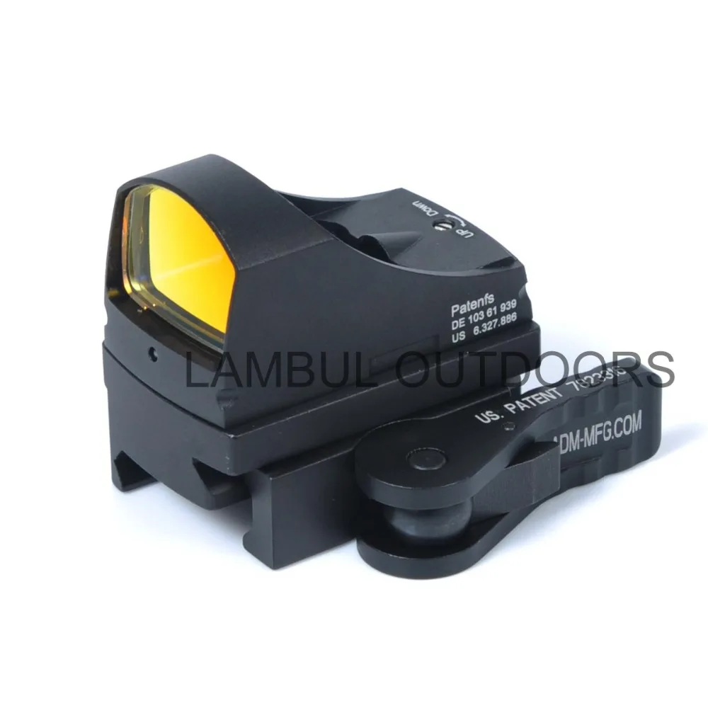 LAMBUL Docter Mount Mini Red Dot Sight Mount Full Co-Witness Mount с QD Auto Lock fit 20 Weaver Picatinny Rail