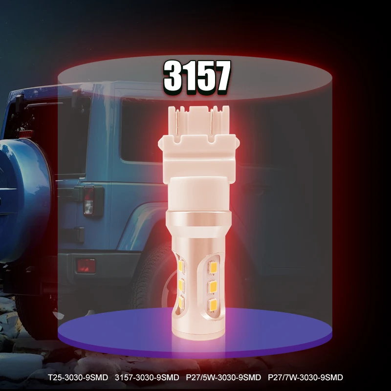 3157 P27 5w bulb led