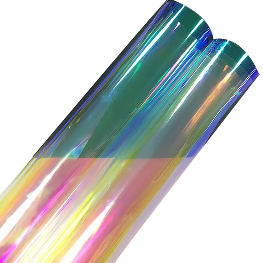 1 Handmade A4 Transparent Vinyl PVC Fabric Laser Fake Leather Fabric DIY Sewing Material for Crafts Wholesales - Цвет: 1