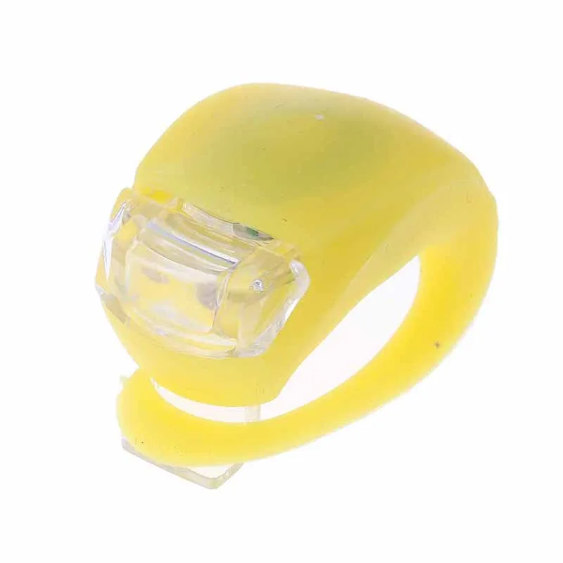 Perfect Bicycle Front Light Silicone LED Head Front Rear Wheel Bike Light Waterproof Cycling With Battery Bicycle Accessories Bike Lamp 14