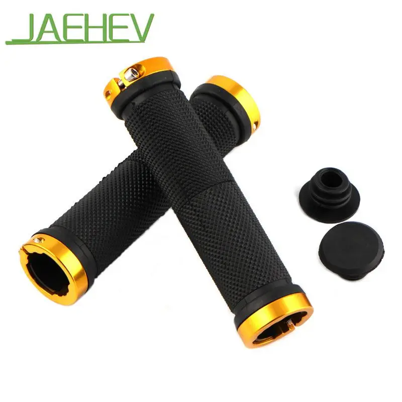 1 Pair Mountain Bike Grips Rubber Lock On Road Bicycle Handlebars Grips