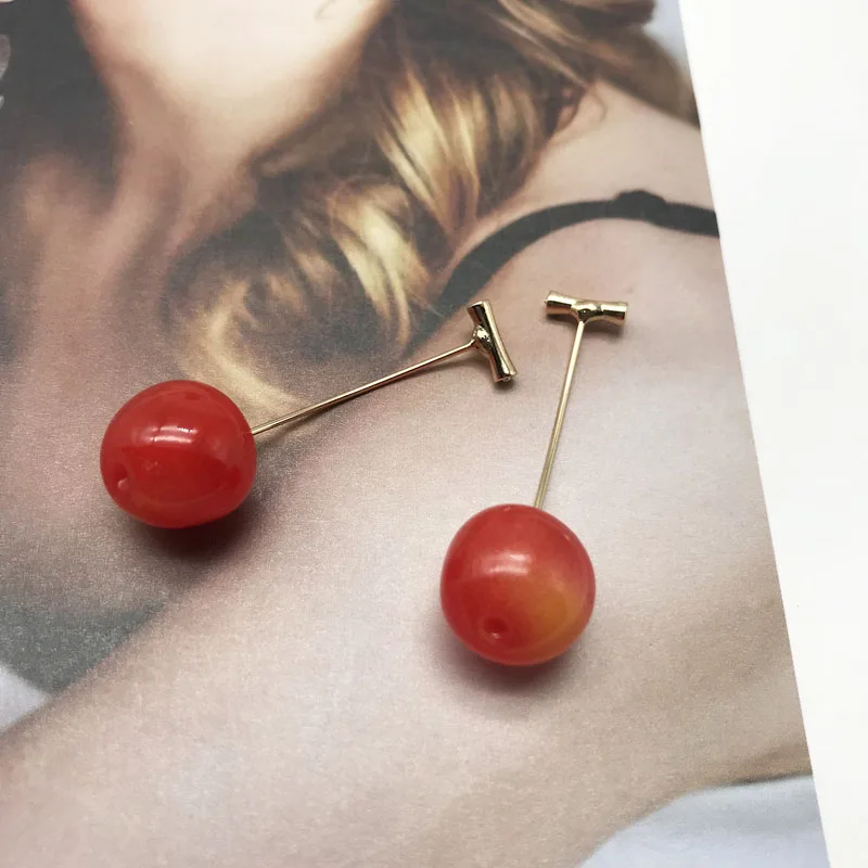 

Free Shipping Sweet Cute Cherry Charm Detachable E