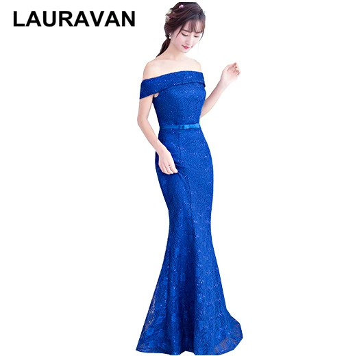 

sexy red purple black blue boat off shoulder sleeveless modest women mermaid dress prom dresses unique gown new arrival 2020