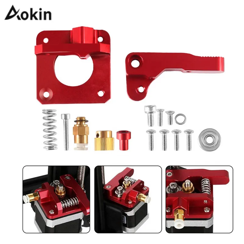 Upgraded Aluminum MK8 Extruder Replacement Kit for CR-10 3D Printers