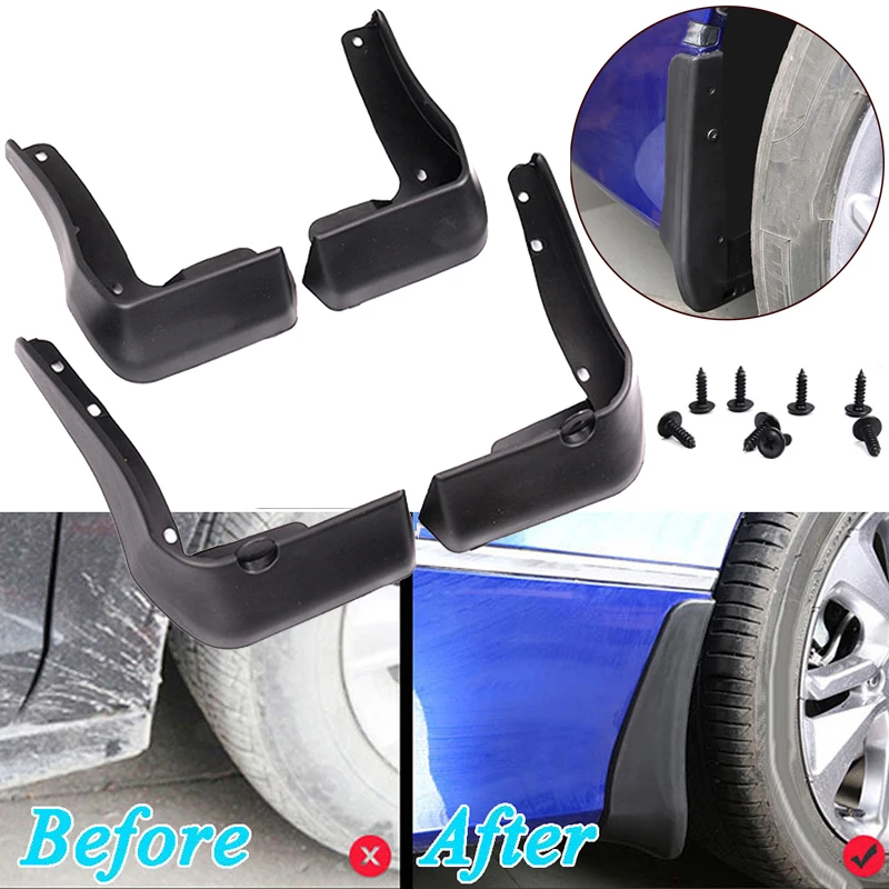 

For Honda 10th Accord 2018 4Pcs Splash Mud Guards Front Rear Flaps Mudguard Set Auto Styling accessories Car Accessories Fender