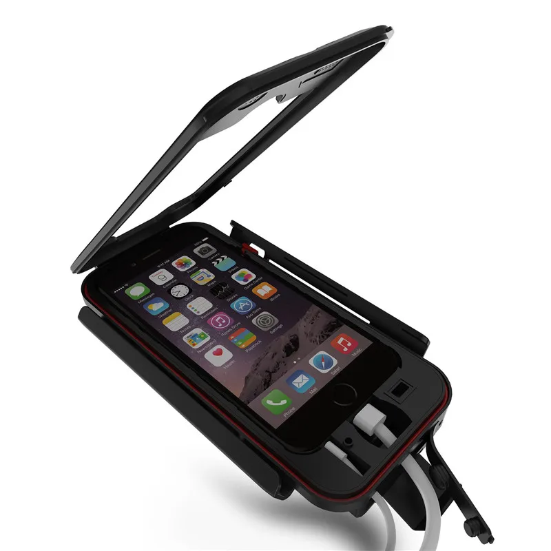 Waterproof Phone Holder Bike Mount Phone Holder Bicycle Bike Phone Case Holder Handlebar Clip Stand Mount Bracket Support for iPhone 6 6S Moto GPS Navigation Holder (5)