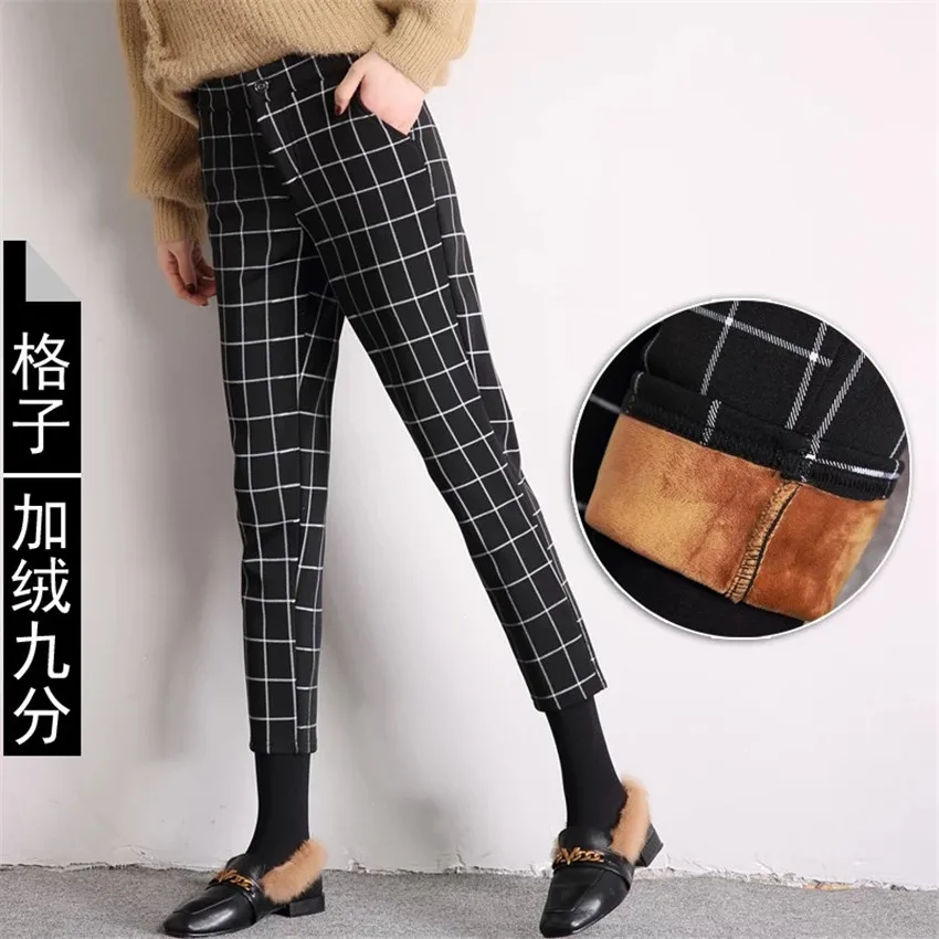 velvet cigarette pants
