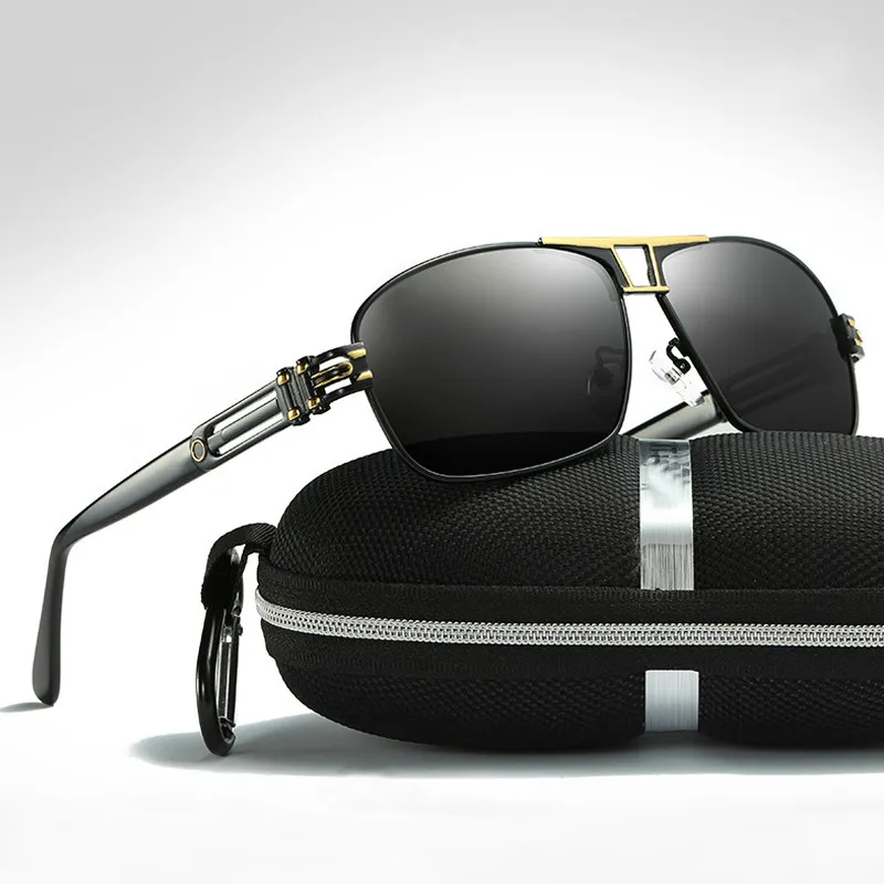 Бренд Mercedes, дизайнерские мужские поляризованные солнцезащитные очки, солнцезащитные очки для вождения для мужчин, Oculos aviador De Sol Masculino ray