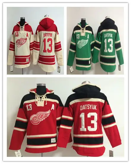 detroit red wings jersey hoodie