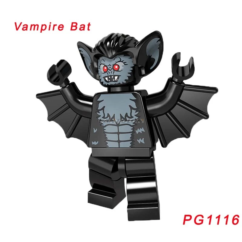 

Single Sale Vampire Bat Figure Legoing Halloween The Horror Theme Vampire Count Yeti Spectre 8833 Series 8 Building Block Pg1116