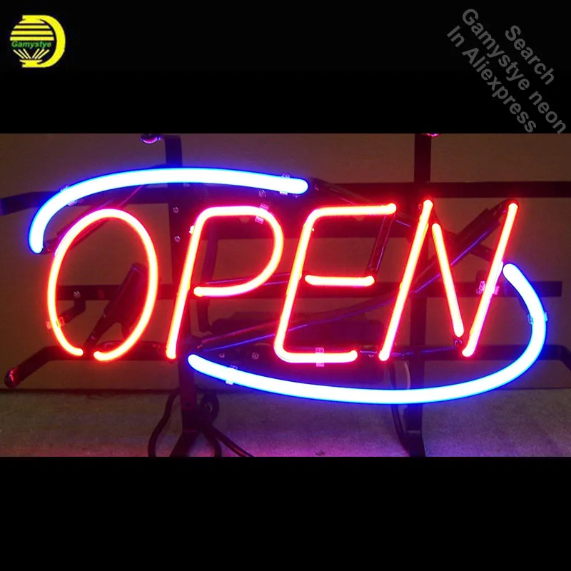 Red Open Neon Signs Handcrafted Neon Bulb Beer Bar Pub Glass Tube Iconic Sign Professional Bulb Light Decorative Characteristi цена Red Open Neon Signs Handcrafted Neon Bulb Beer Bar Pub Glass Tube Iconic Sign Professional Bulb Light Decorative Characteristi цены онлайн