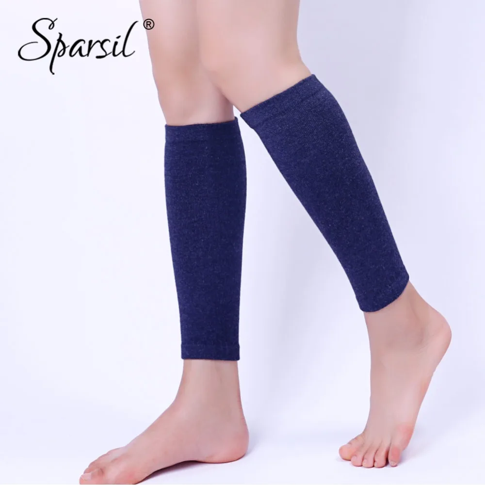 

Sparsil Men Women Cashmere Knee Sleeve Ankle Leg Warmers Autumn Winter ColdProof Knit Knee Leg Protector for Dance Fitness Sport
