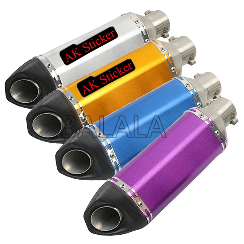 Универсальный 51 мм мотоцикл Akrapovic выхлоп изменить Мотокросс глушитель выхлопной