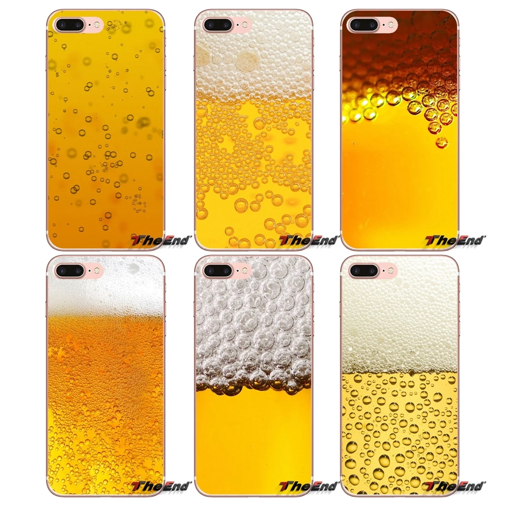 

For iPhone X 4 4S 5 5S 5C SE 6 6S 7 8 Plus Samsung Galaxy J1 J3 J5 J7 A3 A5 2016 2017 The Beer Bubble TPU Silicone Phone Case