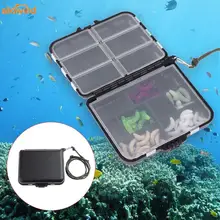 Портативная 9/11 отсеков двухсторонняя коробка для приманки для ловли карпа рыболовные снасти аксессуары коробки для хранения с w/струной