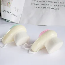 Двухсторонняя силиконовая щетка для очищения лица Comma 3D Очищающая щетка для лица очиститель для лица поры кожи Глубокая чистка