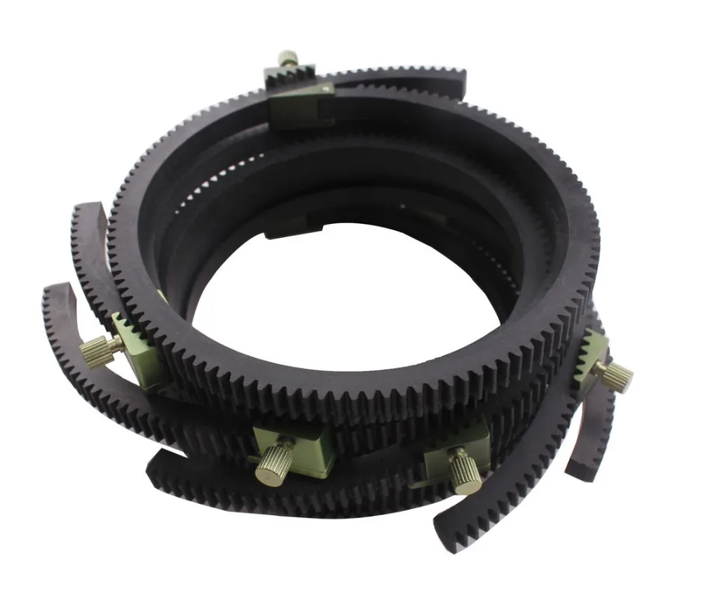

4PCS Lanparte 0.8 Module Flexible Follow Focus Adjustable Gear Ring Belt for DSLR/SLR Camera Lens 5D 7D D800