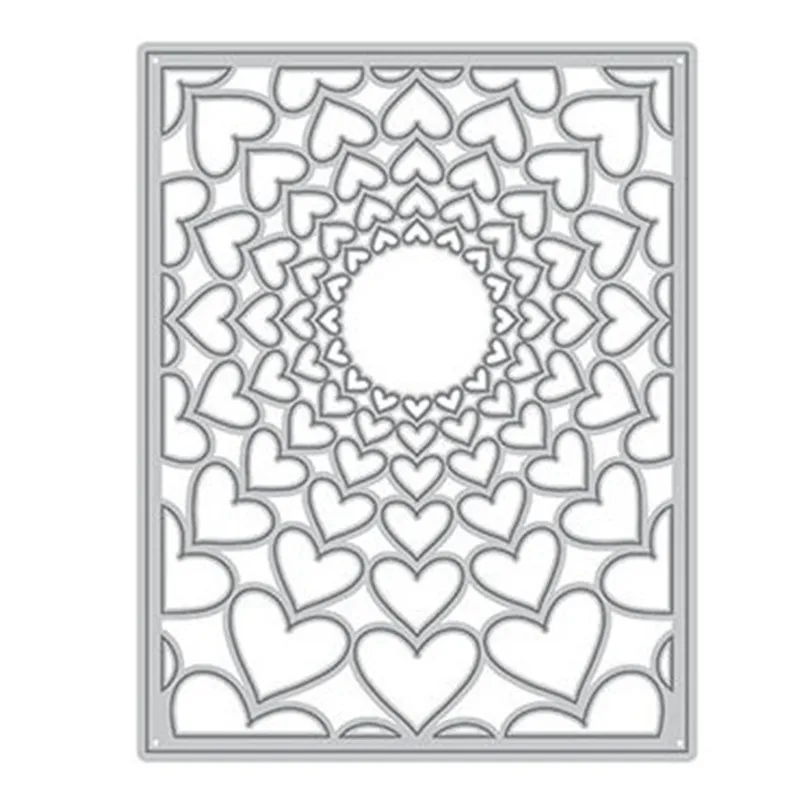 

New DIY Layering 2019 Metal Cutting Dies and Scrapbooking For Paper Background Embossing Lace Stamps Frame Card Craft Die Set