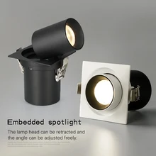 Встроенный 12 Вт светодиодный COB CREE прожектор высокий CRI Ra> 93 бизнес отель инженерные стены мыть лампа освещение салона