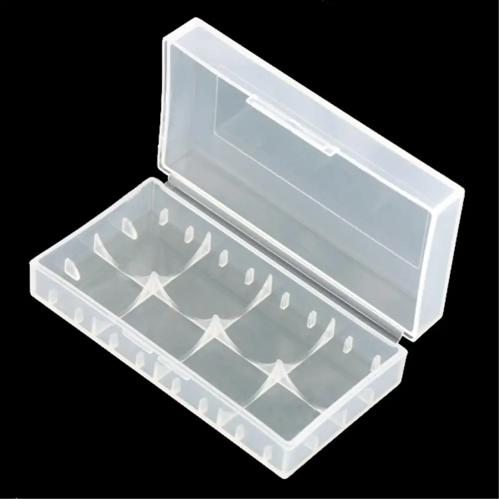 

YCDC 1pcs Plastic Lithium Battery Box Protective Storage Boxes Cases Holder For 18650 CR123A Battery OR 4pcs AA AAA Batteries