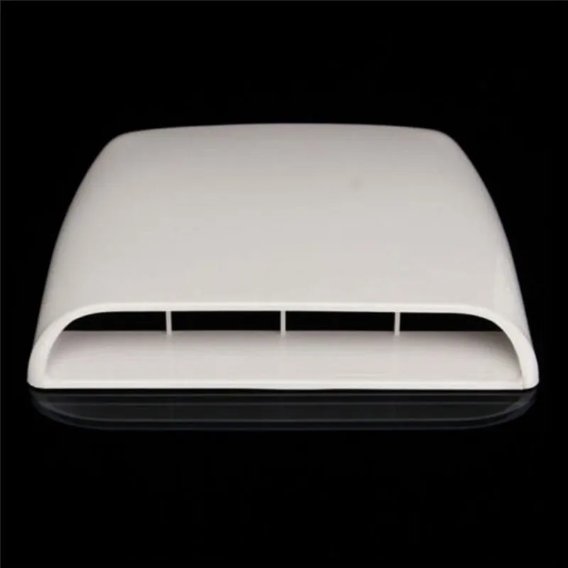 

1Pcs Universal Decorative Air Flow Vent Cover Intake Scoop Turbo Bonnet Hood Silver/white/black