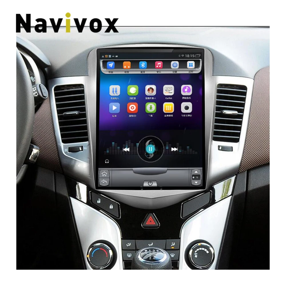 Cheap 32G ROM Vertical screen android 6.0system car gps multimedia video radio player in dash for Chevrolet CRUZE navigation stereo 5