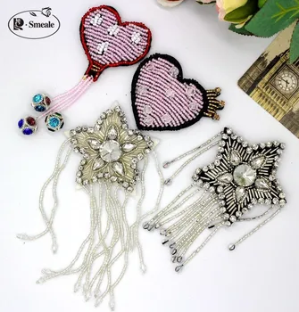 

2pcs Hand nail bead cloth paste colorful star Applique Patches For clothes shoes bag DIY accessories RS1991