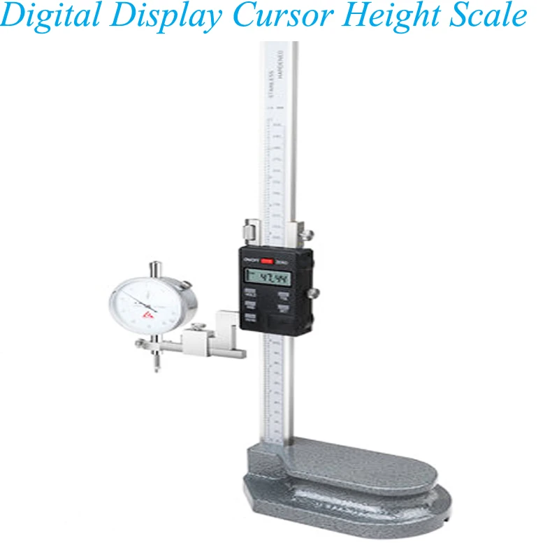 

Digital Vernier Height Gauge 0-300mm/0.01mm Stainless Steel High Accuracy Vernier Height Gauge Height Measuring Instruments