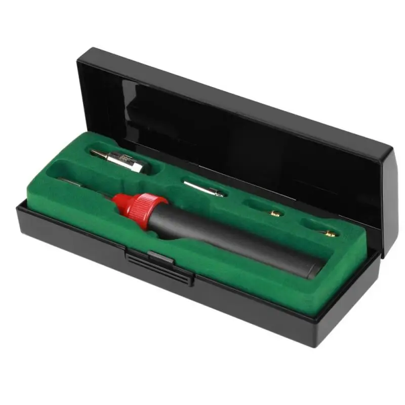 

Portable Butane Soldering Iron Cordless Pure Butane Welding Pen Gas Soldering Iron with Heat Core Soldering Tip Welding Tools