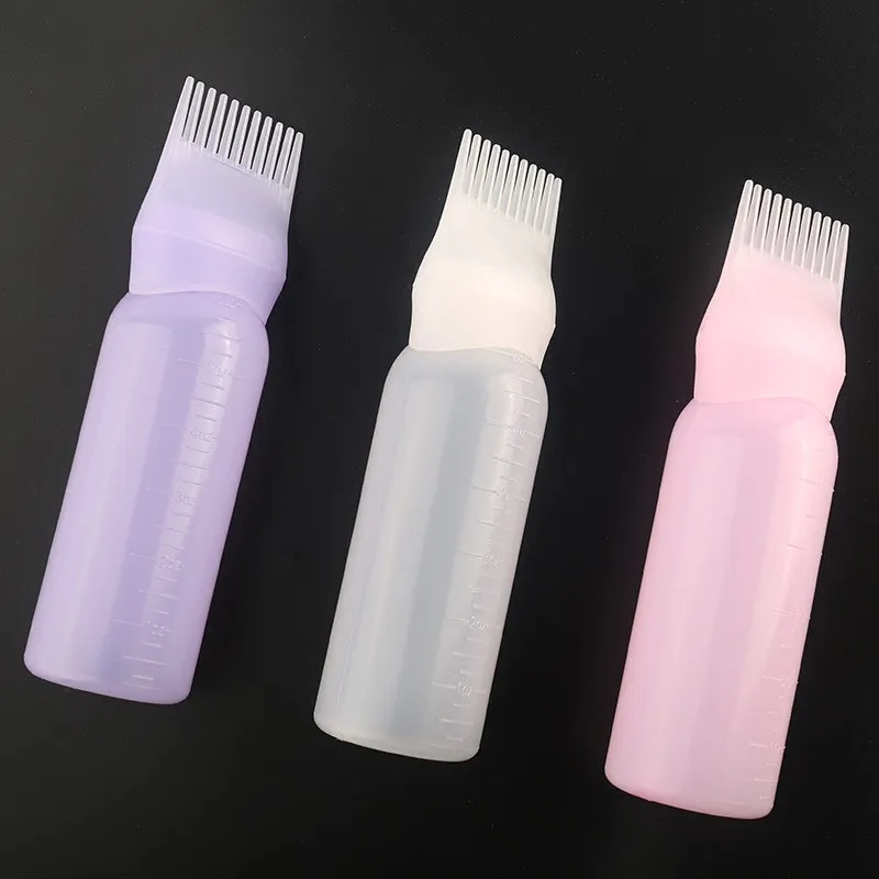 

Hair Coloring Comb Empty Hair Dye Bottle Applicator Brush Dispensing Salon Hair Coloring Styling Tool Accessories
