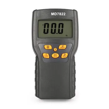 

MD7822 Digital Grain Moisture Meter Temperature Meters Tester Measuring Probe Wheat Corn Rice Moisture Test Meter w/ LCD Display