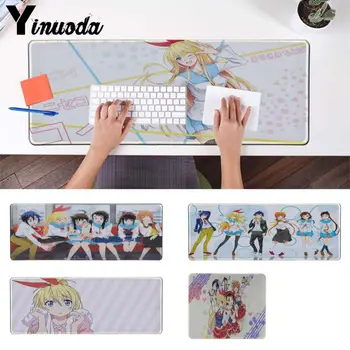 

Yinuoda Nisekoi Japan anime Gaming Player desk mat laptop Rubber Mouse Mat Office Mice Gamer Soft Lockedge Mouse Pad gamer