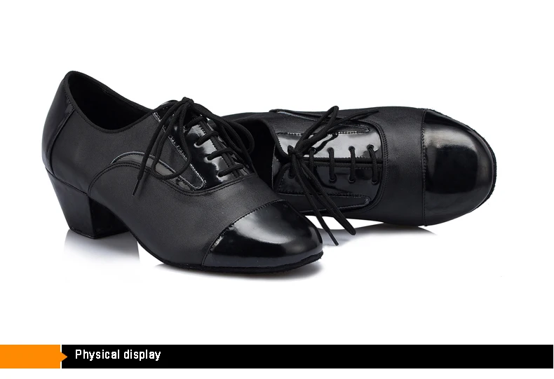 20161228_162520_044Professional Dance Shoes Brand Man Sports Latin Shoes Genuine Leather Upscale Fitness Breathable Adult Boy Social Sneakers 8001