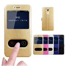 

For Huawei Honor 6A Case Flip Quick Answer View Window Stand Cover For Huawei Honor 6A Pro / A6 Phone Cases 5.0 DLI TL20 DLI L22