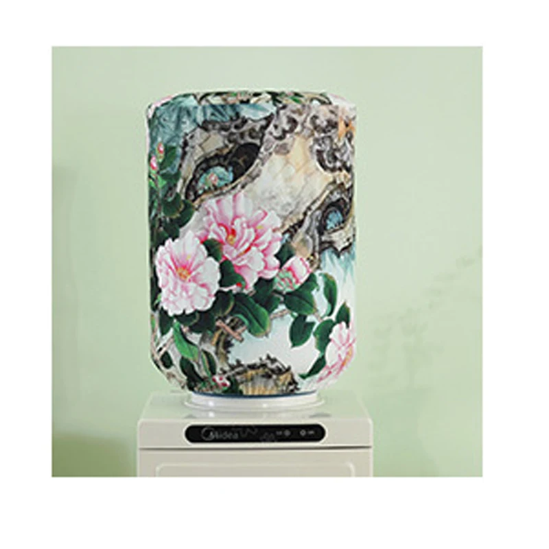 

Printed Cartoon Floral Water Dispenser Dust Cover Polyester Creative Drinking Fountains Water Dispenser Covers
