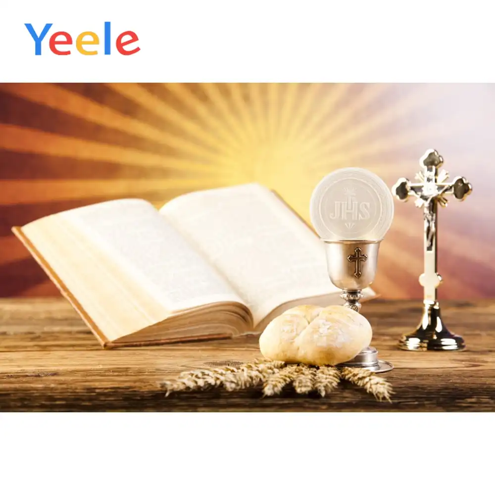 Yeele المسيحي أولا المقدسة بالتواصل الكتاب المقدس المشهد الطفل التصوير الخلفيات الفينيل التصوير الخلفيات الايجابيات ل استوديو الصور Background Aliexpress