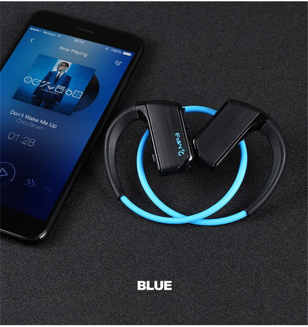 Askmeer 8GB Mp3 Music Player Headsets+Wireless Bluetooth Sport Earphone  Sweatproof Earbuds Headset with Microphone Handsfree Call (5)