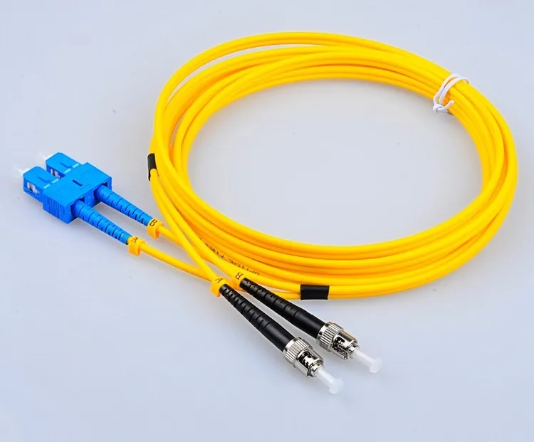 

Grandway SC to ST UPC Duplex 2.0mm SMF Fiber Patch Cable Jumper PVC Jacket G652D Length 1m