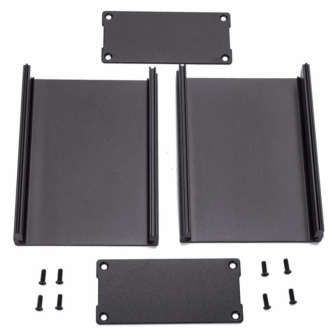 Черный 100*76*35 мм алюминиевый корпус PCB ящик для инструментов Mayitr корпус чехол для электронного проекта