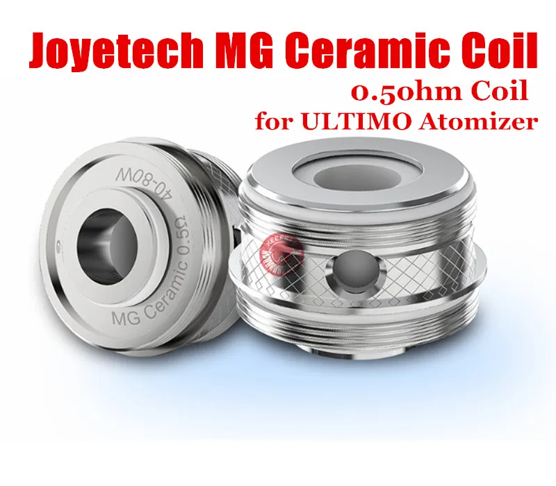 100 Original Joyetech ULTIMO Coil Head MG Ceramic 0.5ohm MG Series Heads for ULTIMO Atomizer