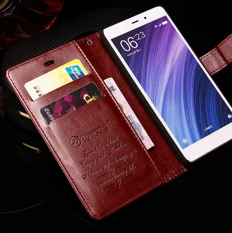 TOMKAS Phone Case For Conque Xiaomi Redmi 4 Pro Redmi 4 Cases Flip Leather Cover Wallet Case For Xiaomi Redmi 4 4Pro Prime  (1)