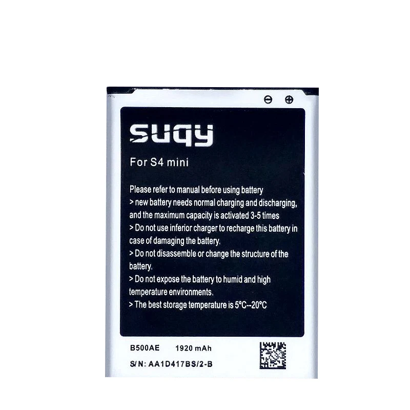 

B500AE Replacment li ion Bateria Accumulator for Samsung Galaxy S4 Mini i9190 I9198 I9192 i9195 Battery for Mobile Phone