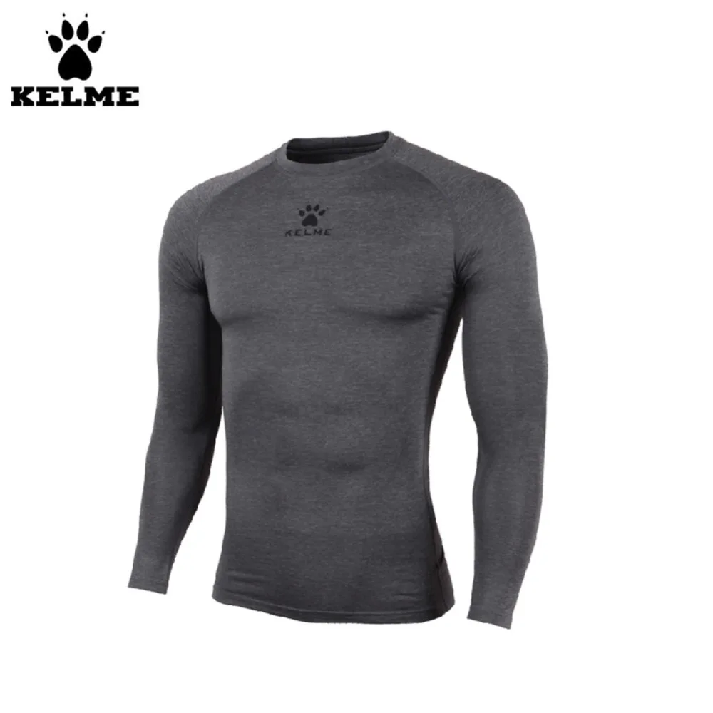 

Kelme New K15Z705 Men Thin Long Sleeve Straitjacket Dark Grey