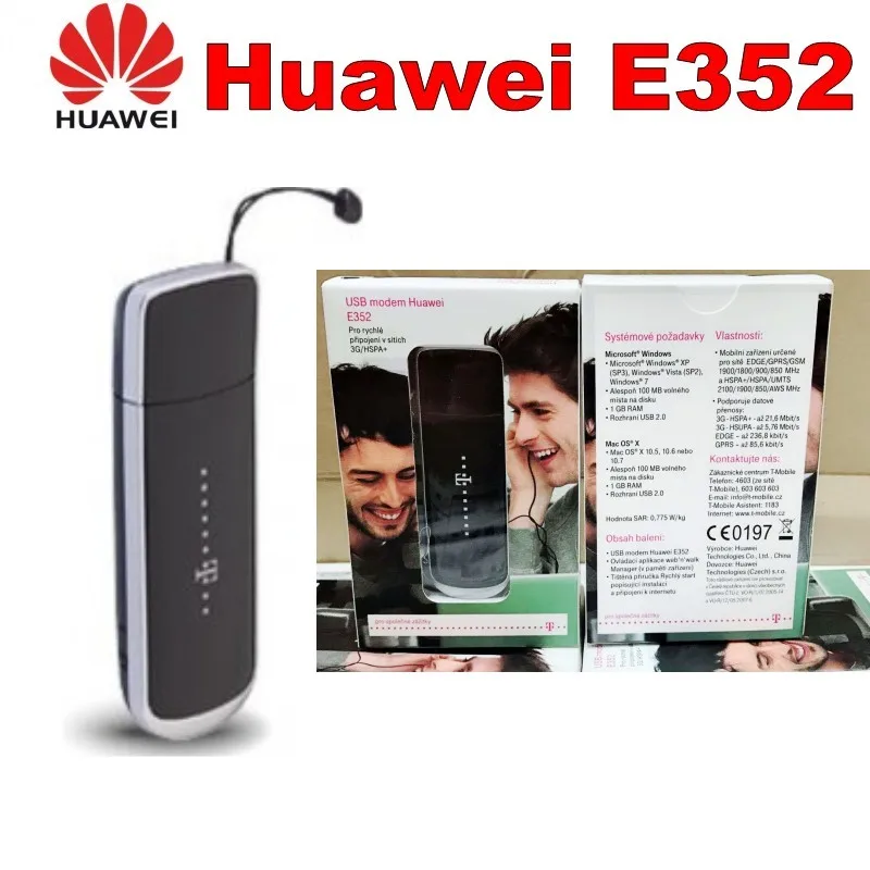Открыл huawei E352 USB модем